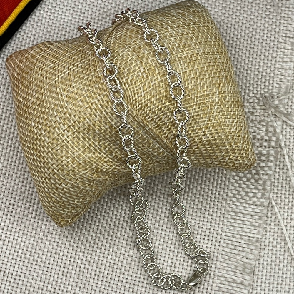 Vintage Piercing Pagoda 925 Sterling Silver 16” Necklace - Picture 8 of 16